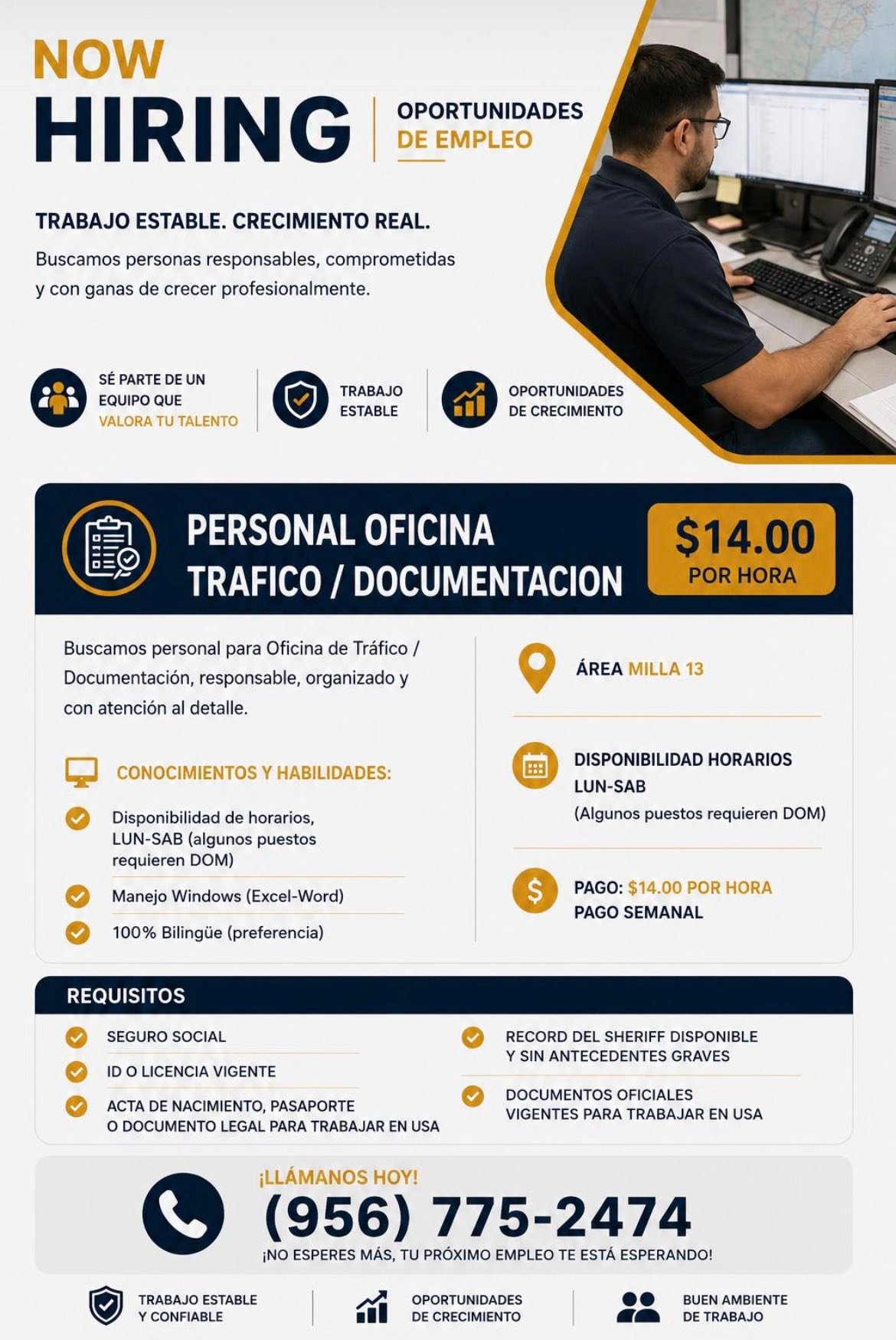 Traffic / Documentation Office Staff - Mac Personnel & Staffing